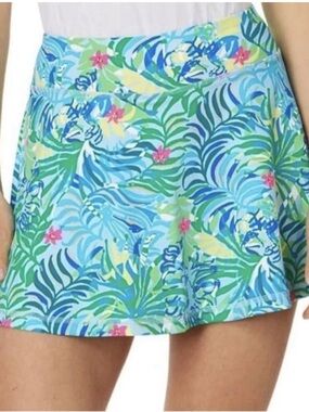 Lilly pulitzer women’s floral athletic skort size medium new